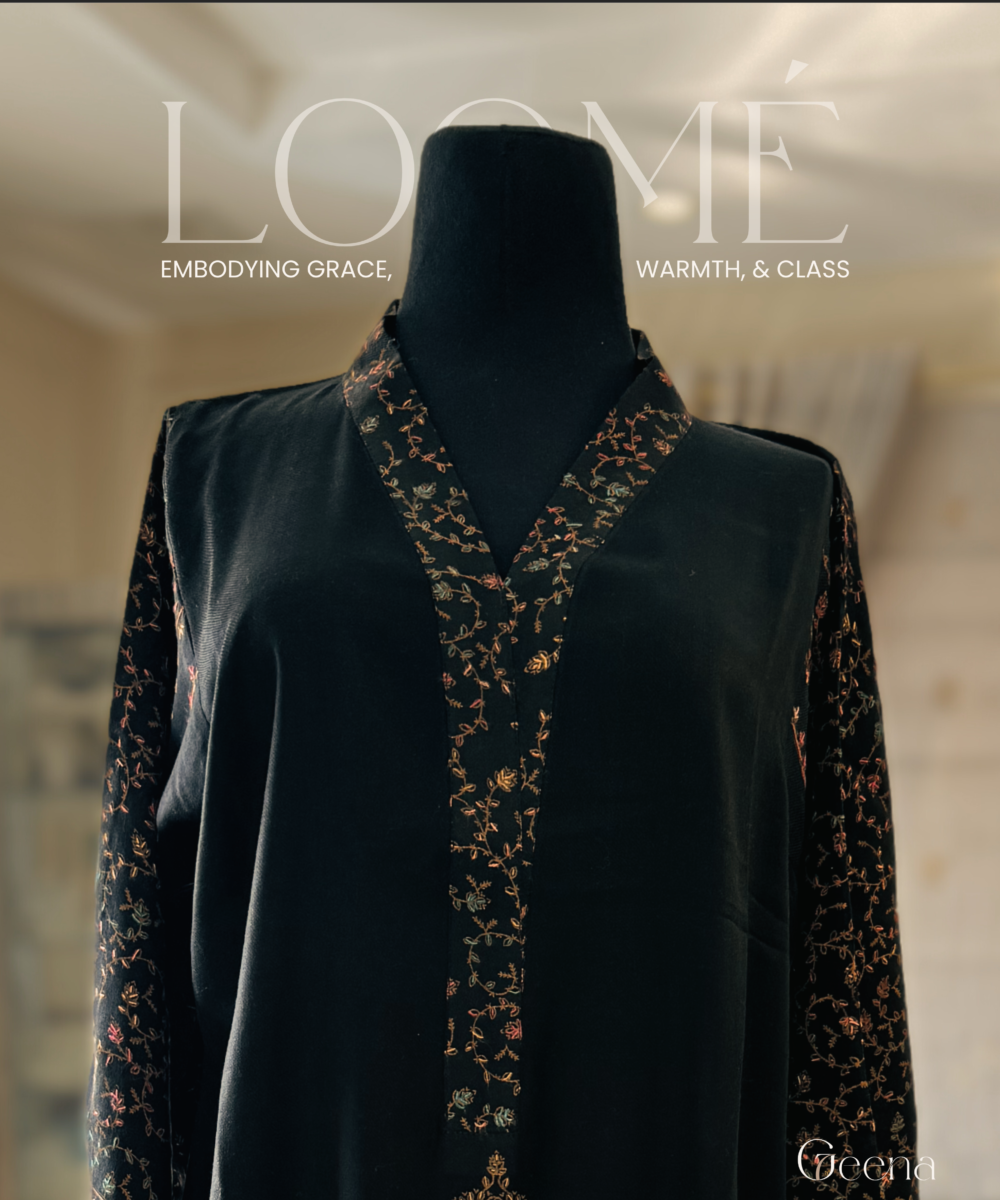 Loomé : Black - Kurta