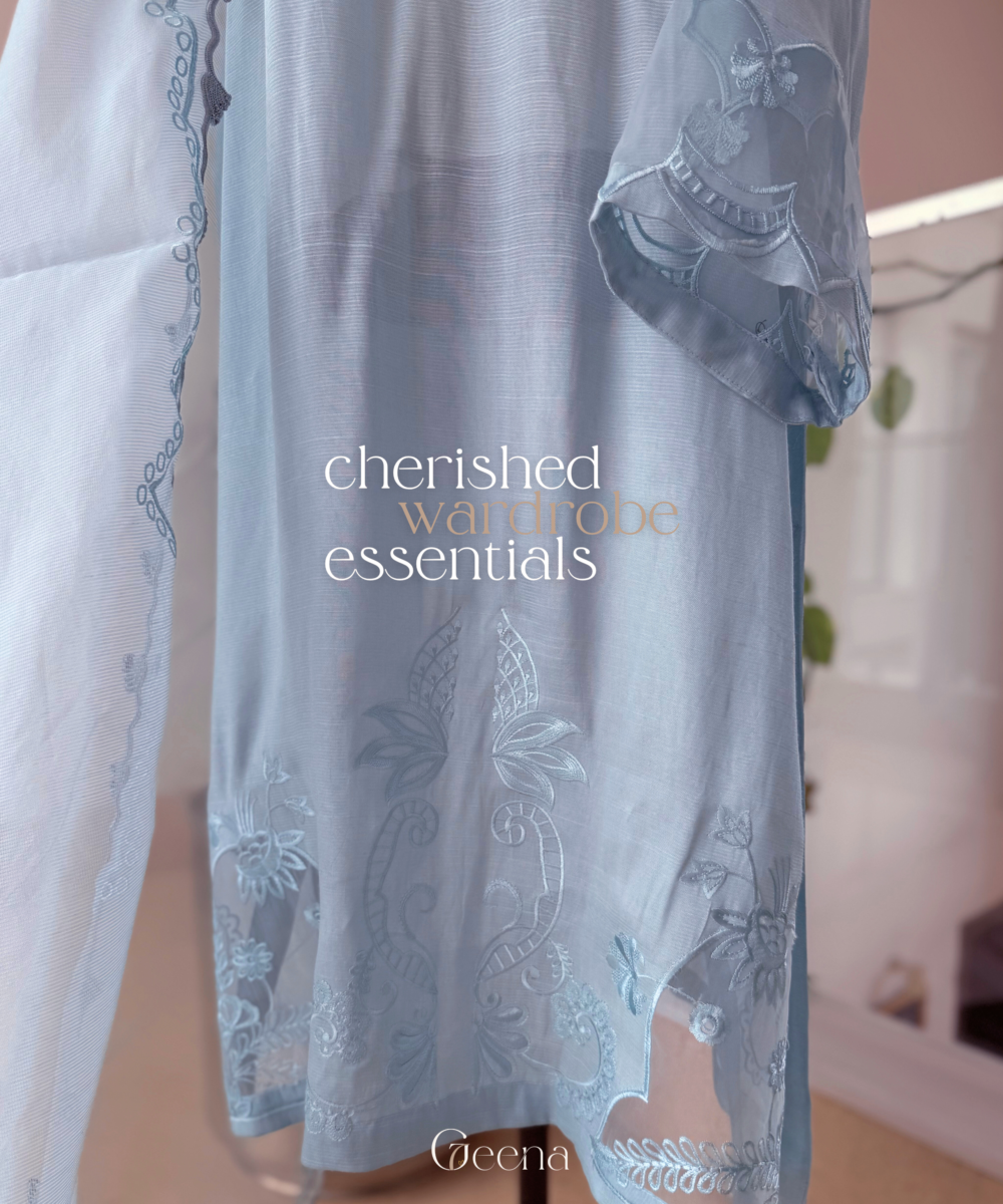 Raw Silk: Pastel Blue - 3P - Image 4