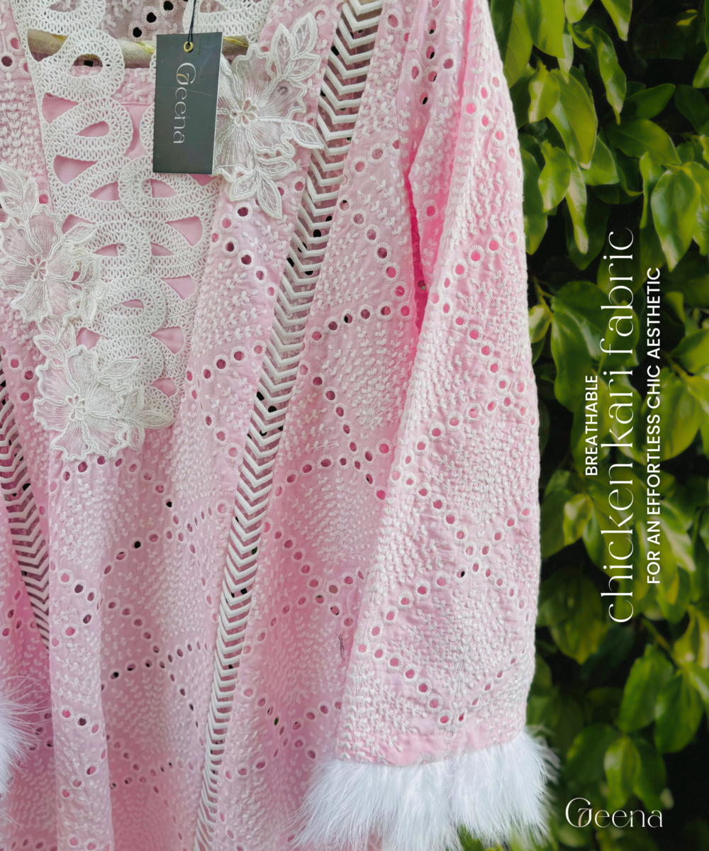 Baagh-e-Chic - Pastel Pink Kurta - Image 4